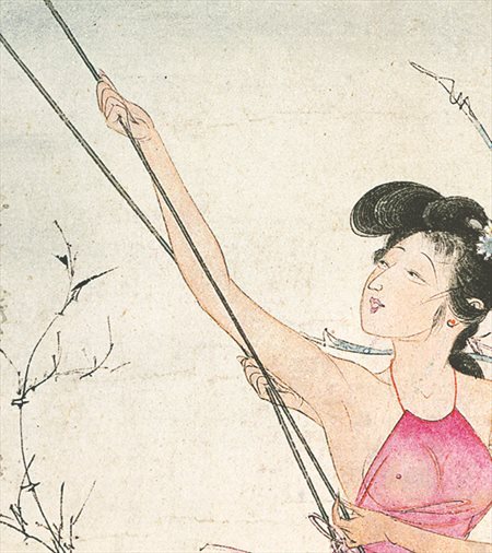 长乐-胡也佛的仕女画和最知名的金瓶梅秘戏图